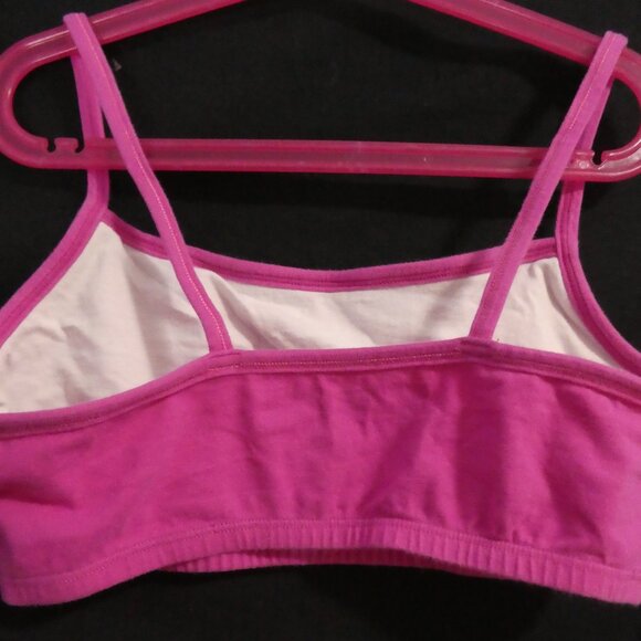 FRUIT OF THE LOOM | size 36 | Girls' Pink Spaghetti Strap Sports Bra - Picture 10 of 14